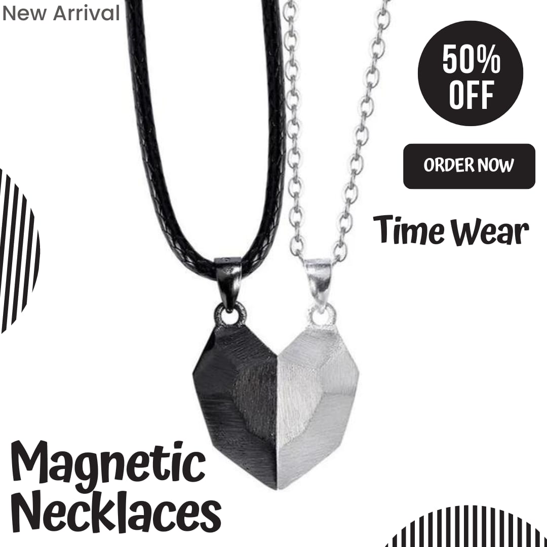 Magnetic 3d Couple Necklace