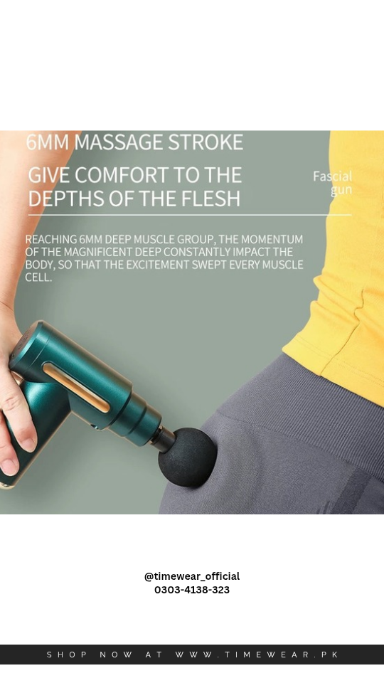 Mini Fascial Massage Gun Automatic Pressurization Tissue Percussion Muscle Massager, Full Body Massager