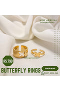 Couple Butterfly Ring