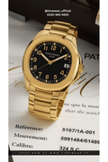 Patek Phillips Aquanaut Golden Black with Patek Box