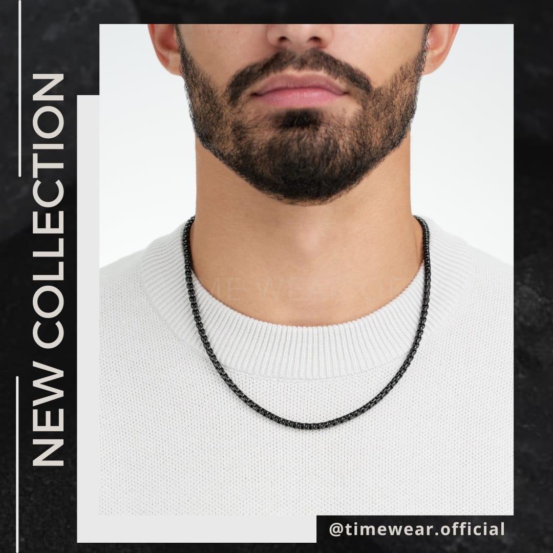 Neck Chain for Men (Black)