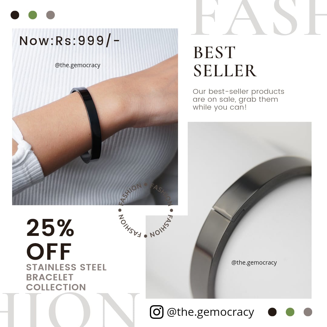 Plain Black Bangle