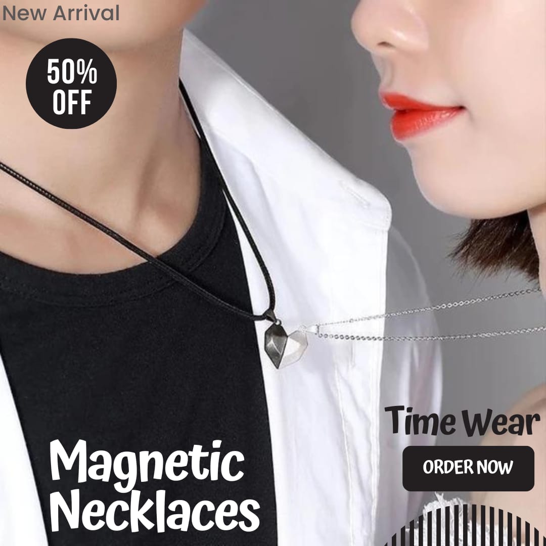 Magnetic 3d Couple Necklace