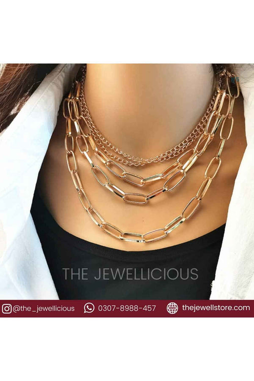 5 layered necklace