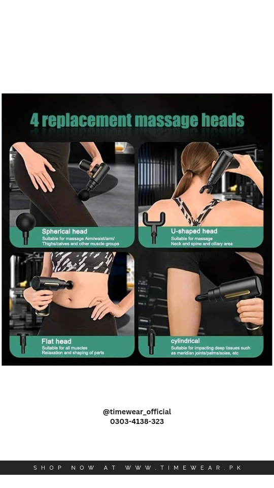 Mini Fascial Massage Gun Automatic Pressurization Tissue Percussion Muscle Massager, Full Body Massager