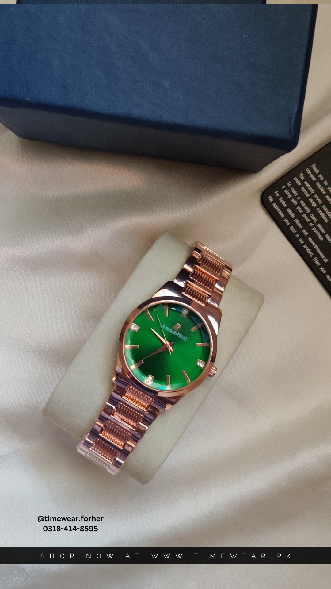 Audemars Piguet Ladies (Rose-Green)