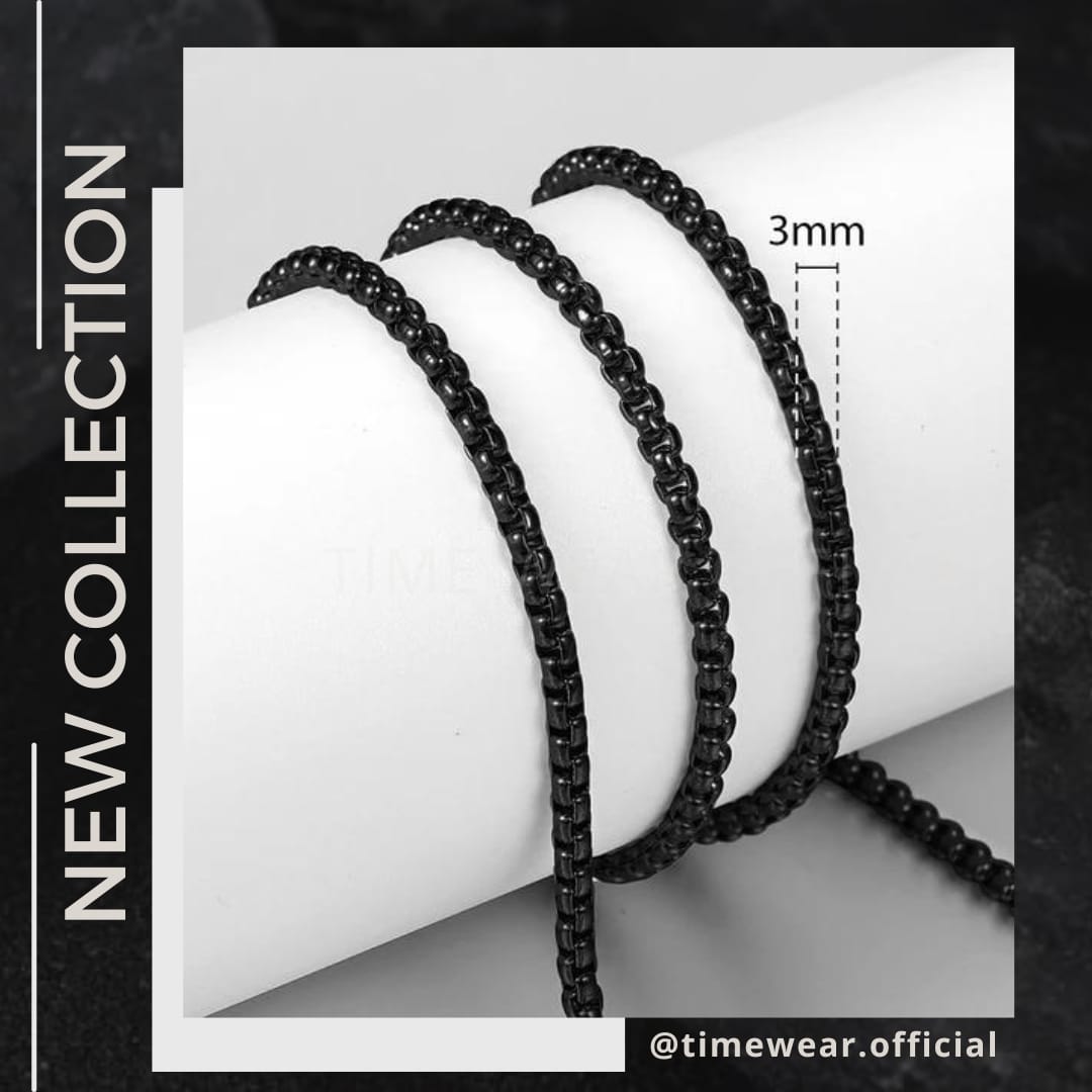 Neck Chain for Men (Black)