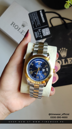 Rolex Gents Crown Lock (RO-TTBL) Premium Rolex Box, Bag & Warranty Card